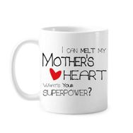 Dıythinker 350 ml I Can Melt My Motherã¢Â'¬Ëœs Heart Best Mom Love Klasik Kupa