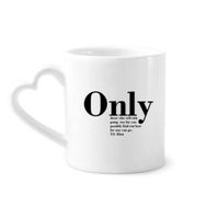 Dıythinker 350 ml İlham Verici Alıntı About Life By T.s. Eliot Seramik Kalp Saplı Kupa