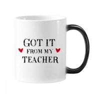 Dıythinker 350 ml It From My Teacher Öğrenci Alıntı Değişen Renk Kupa