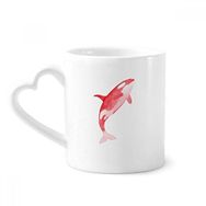 Dıythinker 350 ml IUCN Tehlikeli Hayvanlar Kırmızı Katil Balina Kupaları Seramik Kupa