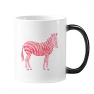 Dıythinker 350 ml Iucn Tehlikeli Hayvanlar Kırmızı Zebra Değişen Renk Kupa