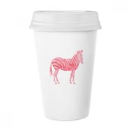 Dıythinker 350 ml Iucn Tehlikeli Hayvanlar Kırmızı Zebra Klasik Kupa