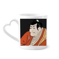 Dıythinker 350 ml Japon Stili Ukiyoe Erkek Kimono Kupaları Seramik Kupa