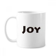 Dıythinker 350 ml Joy Word İlham Verici Sözler Klasik Kupa