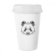 Dıythinker 350 ml Kabarık Dev Panda Hayvan Portre Klasik Kupa