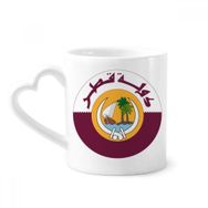 Dıythinker 350 ml Katar Asya Ulusal Amblem Kupaları Seramik Kupa
