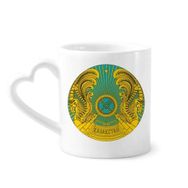 Dıythinker 350 ml Kazakistan Asya Ulusal Amblem Kupaları Seramik Kupa