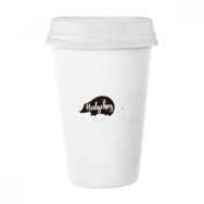 Dıythinker 350 ml Kirpi Siyah ve Beyaz Hayvan Klasik Kupa