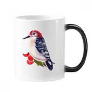 Dıythinker 350 ml Kuş Hayvan Magpie Kızıl Saçlı Değişen Renk Kupa