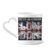 Dıythinker 350 ml Londra İngiltere İngiltere Birleşik Krallık Bayrağı İşareti Kupaları Seramik Kupa