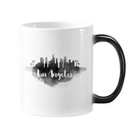 Dıythinker 350 ml Los Angeles Amerika Mürekkep Şehir Değişen Renk Kupa