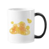 Dıythinker 350 ml Lotus Çiçeği Kabarcık Bitki Çiçek Değiştiren Renk Kupa