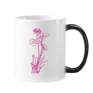Dıythinker 350 ml Lotus Yaprağı Lotus Çiçeği Sazan Çiçek Bitki Değiştiren Renk Kupa