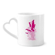 Dıythinker 350 ml Lotus Yaprağı Lotus Çiçeği Su Bitki Kupaları Seramik Kupa