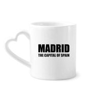 Dıythinker 350 ml Madrid İspanya'nın Başkenti Kupaları Çömlekçilik Seramik Kupa