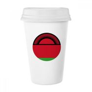 Dıythinker 350 ml Malawi Afrika Ulusal Amblem Klasik Kupa Beyaz Çömlekçilik Seramik Kupa