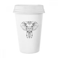 Dıythinker 350 ml Mamut Fil Hayvan Portre Klasik Kupa