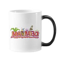 Dıythinker 350 ml Meksika Kültürü Elment Pembe Mambo Slogan Değişen Renk Kupa