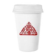 Dıythinker 350 ml Meksika Totems Meksika Piramit Antik Medeniyet Klasik Kupa