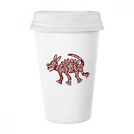 Dıythinker 350 ml Meksika Totems Meksika Vahşi Hayvan Antik Medeniyet Klasik Kupa