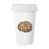 Dıythinker 350 ml Miaoji Boyama Suluboya Kedi Ejderha-Li Klasik Kupa