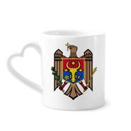 Dıythinker 350 ml Moldova Avrupa Ulusal Amblem Kupaları Seramik Kupa
