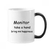 Dıythinker 350 ml Monitörü Take A Hand Bring Me Happiness Mezuniyet Değişen Renk Kupa