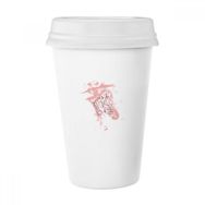 Dıythinker 350 ml Mor Zebra Boyalı Hayvan Klasik Kupa