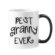 Dıythinker 350 ml Nana Present Best Grandny Ever Kelimeler Sözler Aile Korusun Renk Kupa