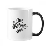 Dıythinker 350 ml One Lifelong Love Alıntısı Renk Kupa