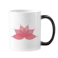 Dıythinker 350 ml Pembe Lotus Çiçeği Bitki Çiçek Değiştiren Renk Kupa