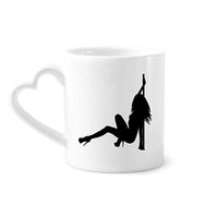 Dıythinker 350 ml Pipe Dance Performance Dansçı Kupaları Seramik Kupa