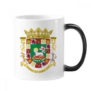 Dıythinker 350 ml Porto Rico Ulusal Amblem Değişen Renk Kupa