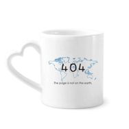 Dıythinker 350 ml Programcı 404 Error Page Not On Earth Kupaları Seramik Kupa