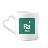 Dıythinker 350 ml Ra Radium Kimyasal Element Bilim Kupaları Seramik Kupa