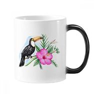 Dıythinker 350 ml Ramphastos Toco Tropik Kuş Değişen Renk Kupa