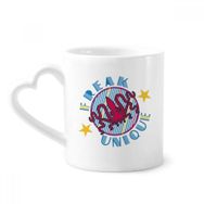 Dıythinker 350 ml Renkli Ahtapot Deniz Yaşamı Desenli Kupaları Seramik Kupa