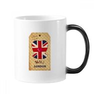 Dıythinker 350 ml Resmi Şapka Birleşik Krallık Londra Damgası Britanya Değişen Renk Kupa
