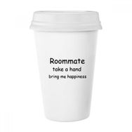 Dıythinker 350 ml Roommate Take A Hand Bring Me Happiness Graduation Klasik Kupa