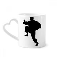 Dıythinker 350 ml Shaolin Kung Fu Çin Çin Dövüş Sanatı Kupaları Seramik Kupa