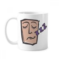 Dıythinker 350 ml Sleep Soyut Yüz Eskiz İfadeleri Online Sohbet Klasik Kupa