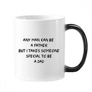 Dıythinker 350 ml Special To Be A Dad Babalar Festivali Alıntı Değişen Isıya Duyarlı Değişen Renk Kupa