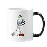 Dıythinker 350 ml Spor Mumya Horus Futbol Topları Değişen Renk Kupa