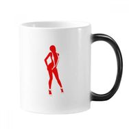 Dıythinker 350 ml Stand Bikini Güzellik Kadın Renk Değiştiren Kupa