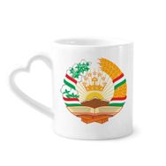Dıythinker 350 ml Tacikistan Asya Ulusal Amblem Kupaları Seramik Kupa