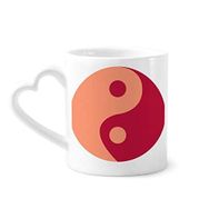 Dıythinker 350 ml Taiji Sekiz Diyagram Yin-yang Desenli Kupaları Seramik Kupa