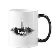 Dıythinker 350 ml Taipei Tayvan Çin Mürekkep Şehir Değişen Renk Kupa