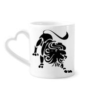 Dıythinker 350 ml Takımyıldızı Aslan Burcu Kupaları Seramik Kupa