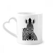 Dıythinker 350 ml Tek Basit Zebra Hayvan Kupaları Çömlekçilik Seramik Kupa