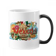 Dıythinker 350 ml Teotihuacan Sintagma Meksika Grafiti Değişen Renk Kupa